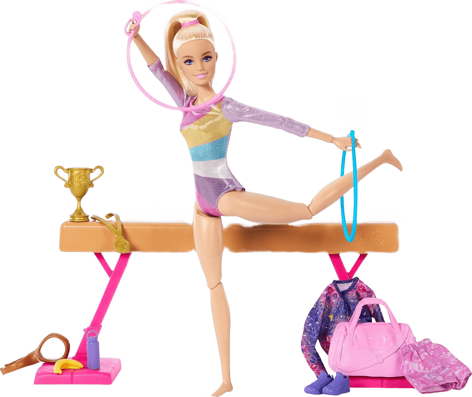 Barbie Gymnastics Doll & Playset