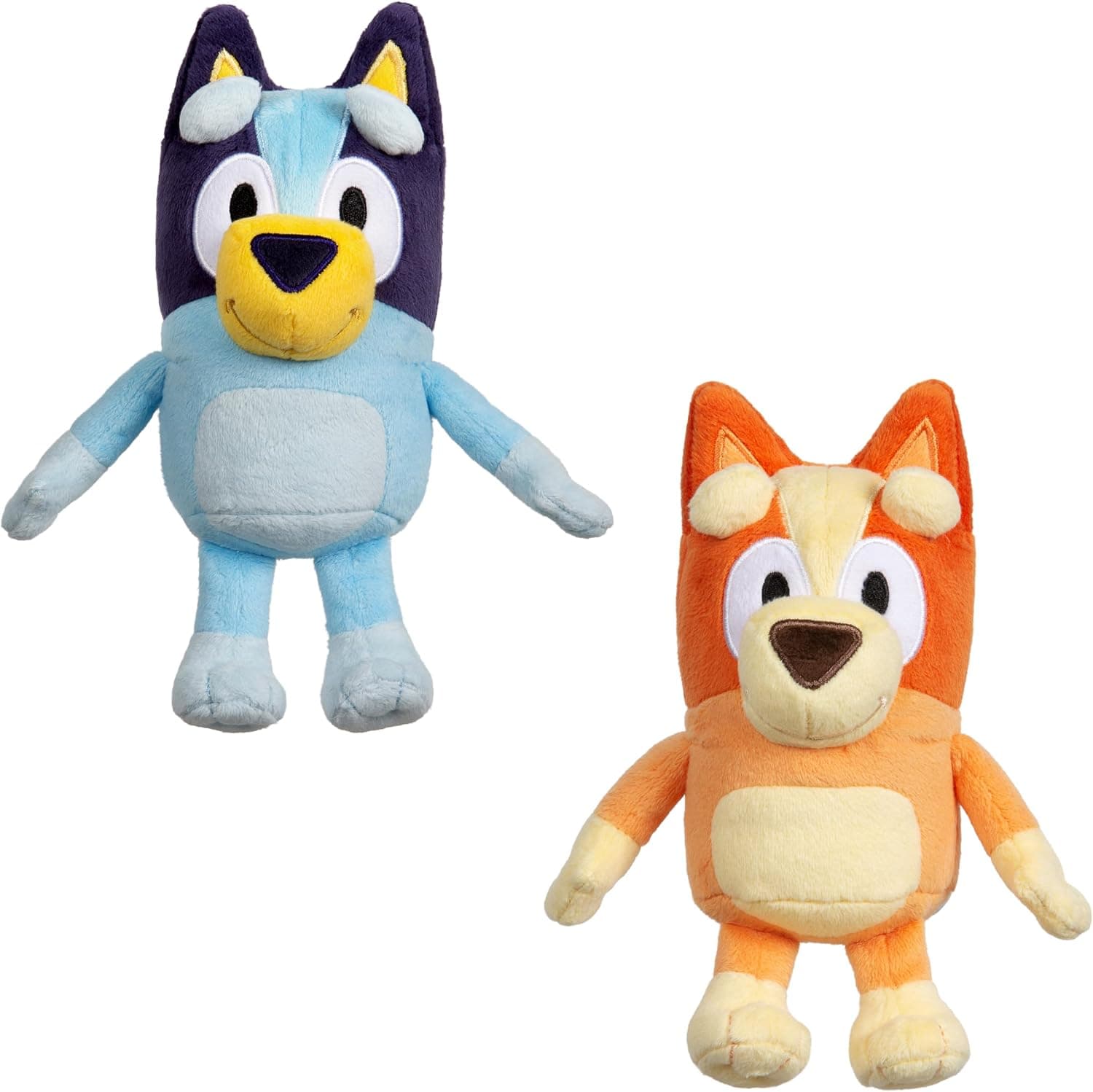 Bluey and Bingo Plush Toys 2-Pack (Deluxe Fabric)