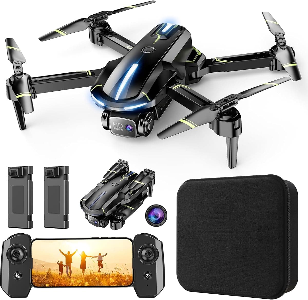 Foldable Mini Drone for Kids with 1080P HD Camera