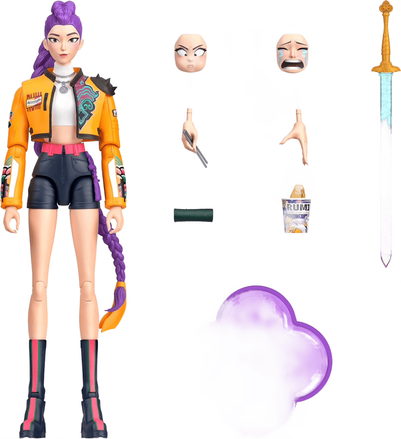 K-Pop Demon Hunters Rumi 6-Inch Action Figure