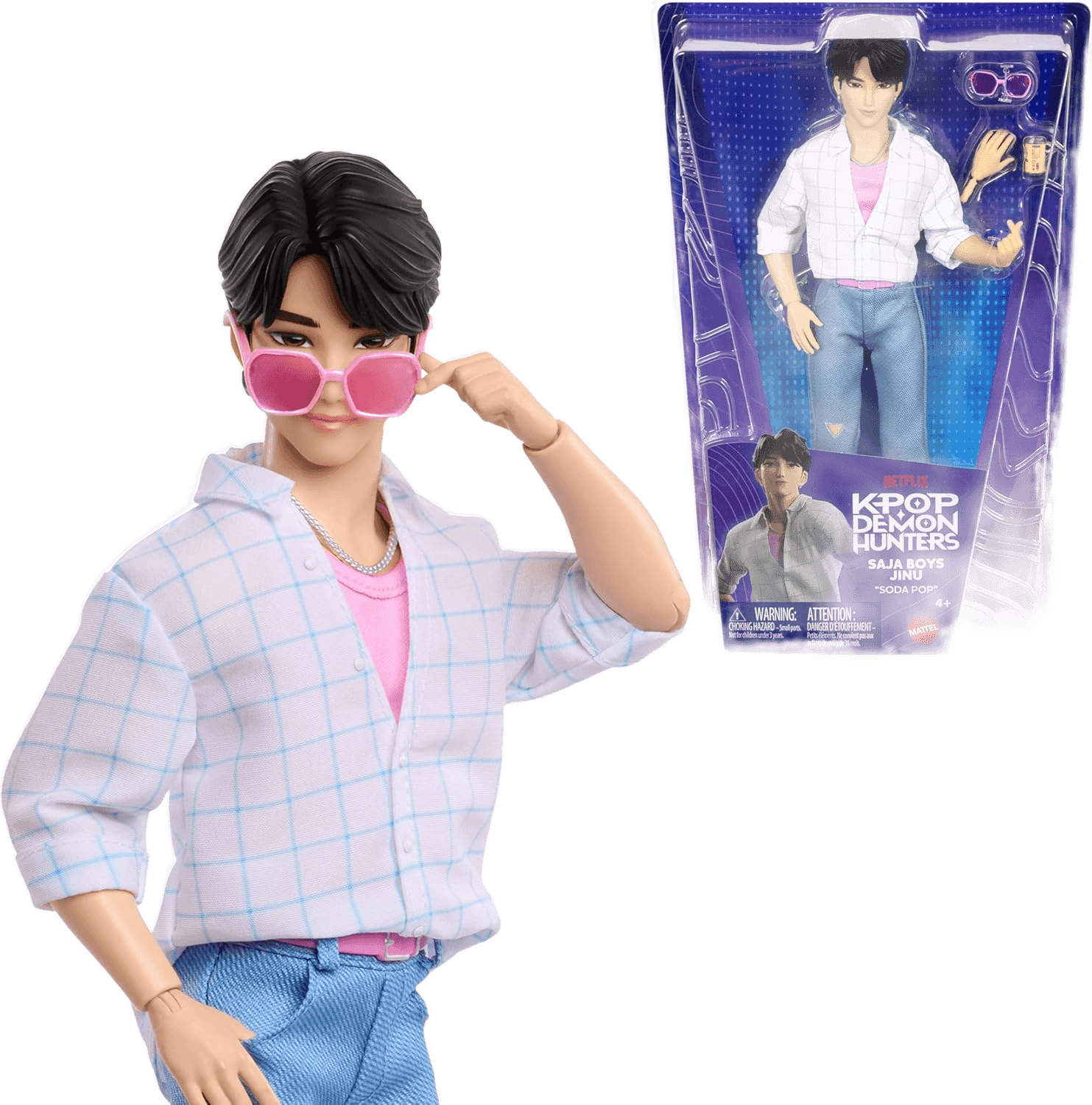 KPop Demon Hunters Saja Boys Jinu Fashion Doll
