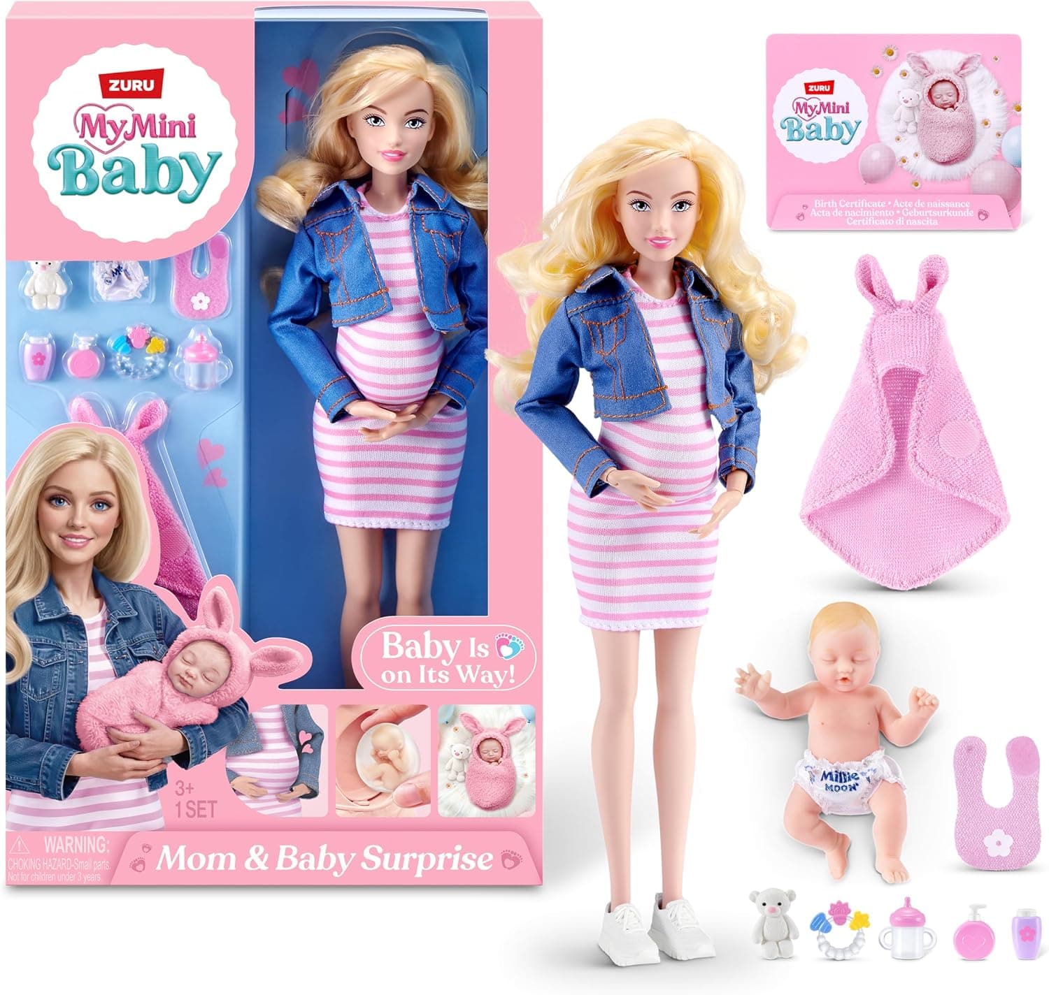 MY MINI Mom & Baby Surprise Doll Set (Brittany)