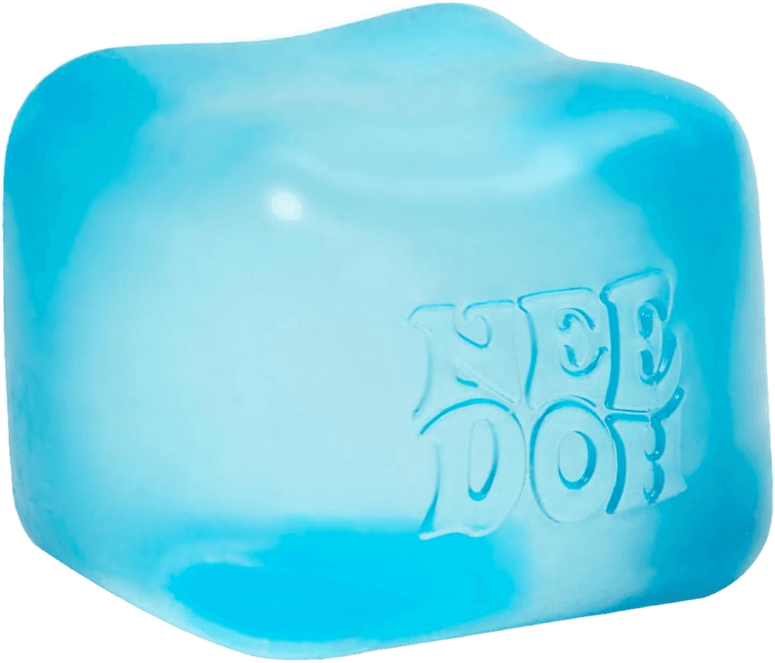 NeeDoh Nice Cube Sensory Squeeze Fidget Toy, 2.25"
