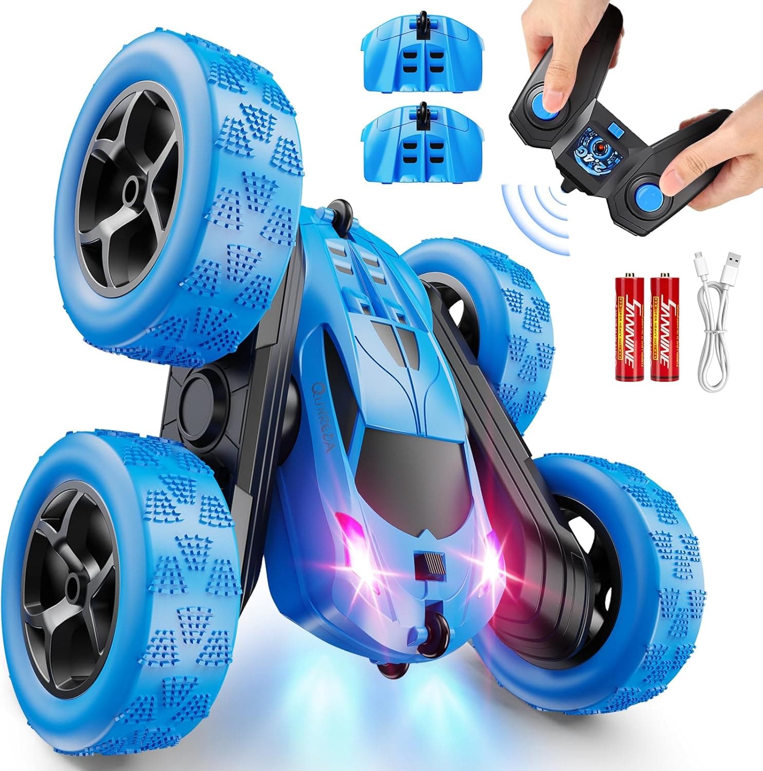 RC Stunt Car with 360° Flips and Drift Mode