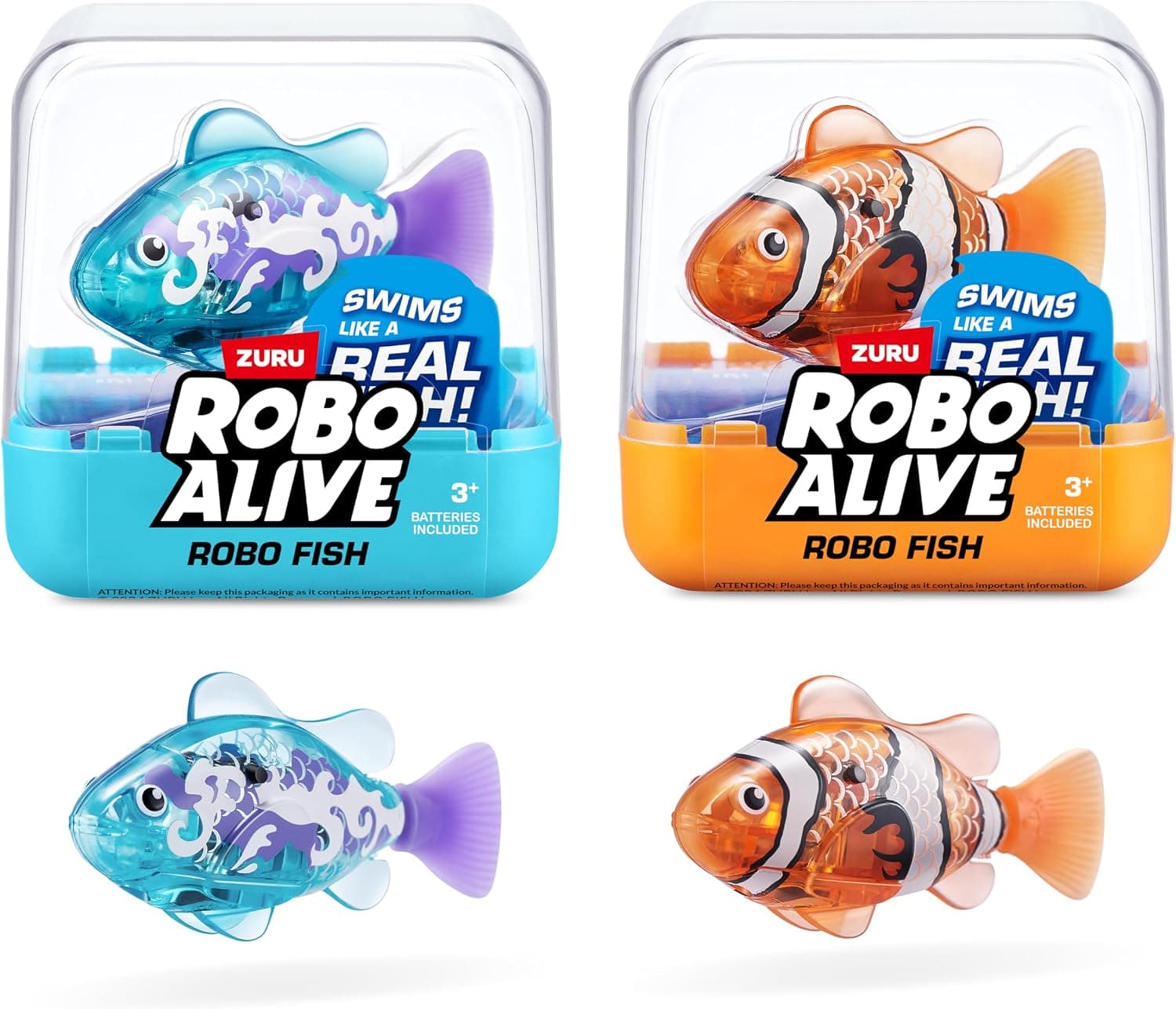 Robo Alive Robotic Swimming Fish Bath Toy