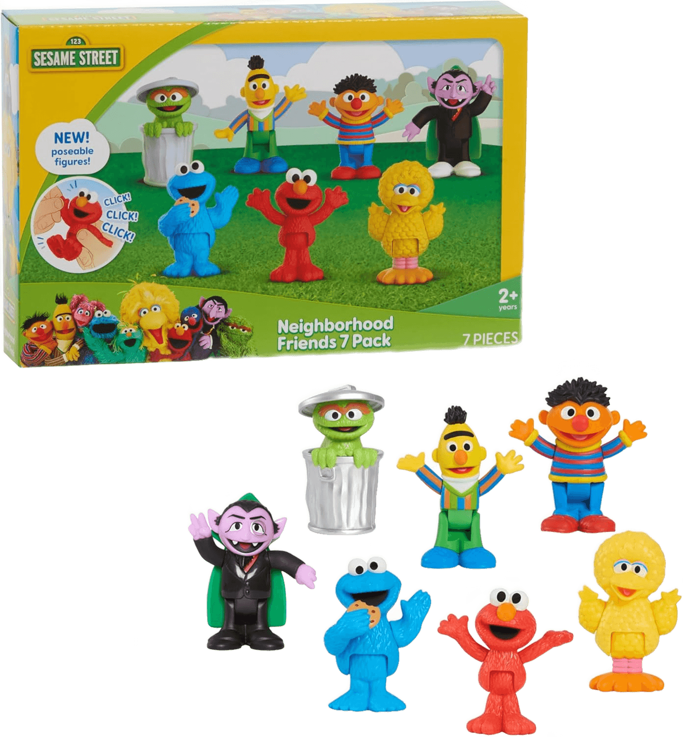 Sesame Street Neighborhood Friends Figurine Set