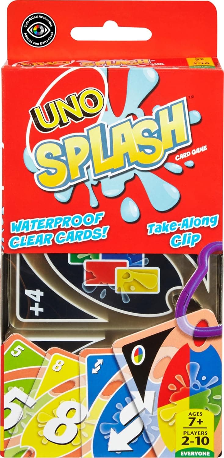 UNO Splash Waterproof Card Game