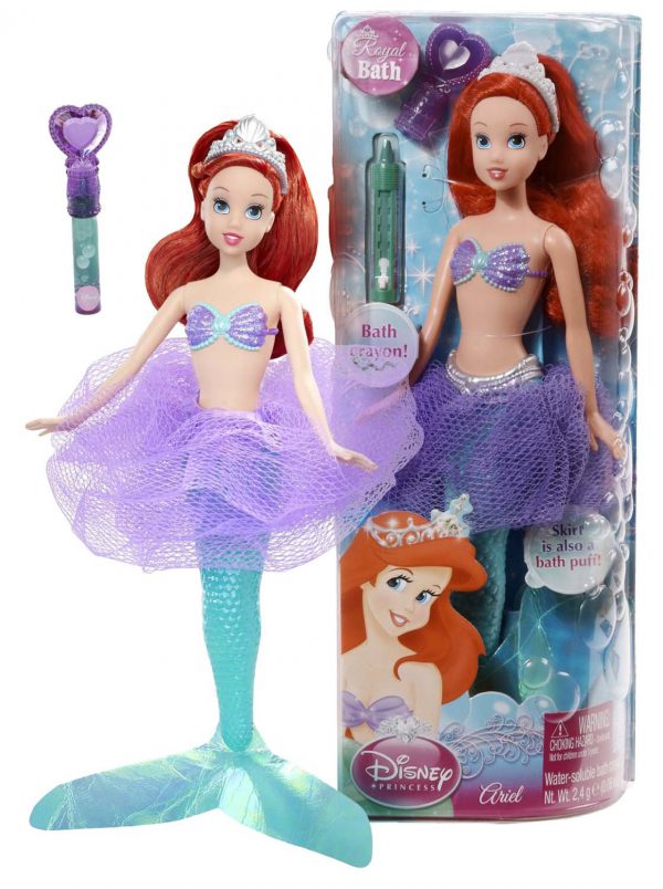 Ariel - Disney Princess Bath Beauty ~11.5" Doll