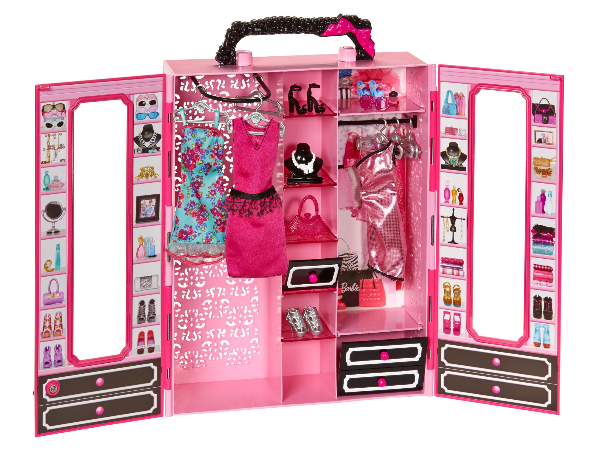 moronic Tilsyneladende Tag et bad Barbie Closet and Fashion Set (Discontinued by manufacturer) - ToysPlus