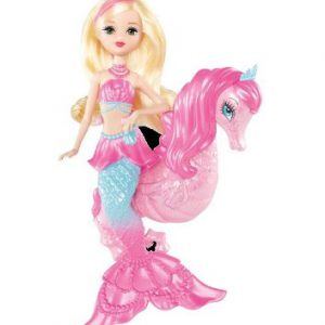 Barbie The Pearl Princess Mermaid Doll with Seahorse