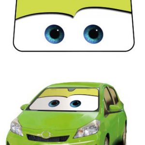 Cars Green Disney Pixar Movie Car Truck SUV Front Windshield Sunshade - Accordion Style