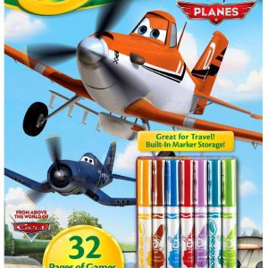 Crayola Disney Pixar Coloring and Activity Book with Markers (Styles Vary) Planes/Cars