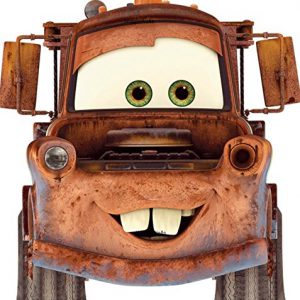 Disney 7 Inch Tow Mater Truck Pixar Cars 2 Movie Removable Wall Decal Sticker Art Home Decor