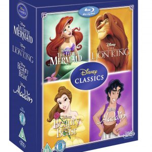 Disney Classics Aladdin / Beauty and the Beast / The Lion King / The Little Mermaid Volume 3 Region Free  UK