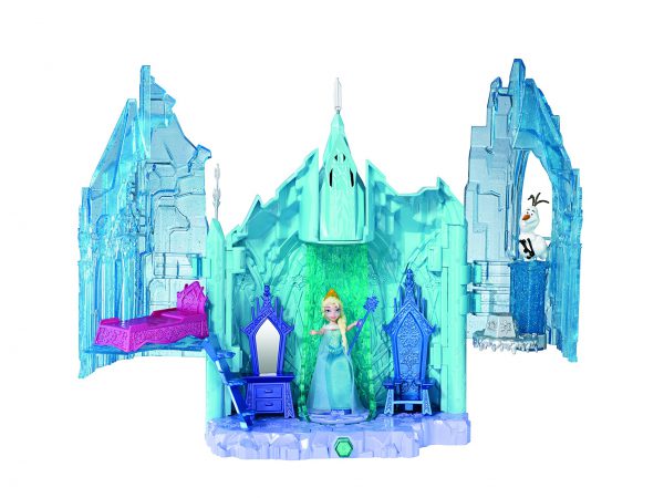 Disney Frozen Small Doll Elsa and Magical Lights Palace Playset