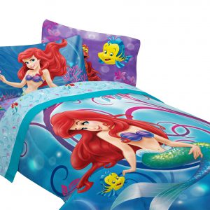 Disney Little Mermaid Shimmer and Gleam Sheet Set Twin