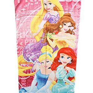 Disney Princess Cinderella Belle Ariel Rapunzel Beach Towel Printed Velour