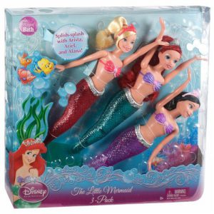 Disney Princess The Little Mermaid Doll 3-Pack