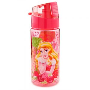 Disney Store Princess Aurora Sleeping Beauty Plastic Drink Water Bottle