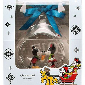 Disney's Mickey and Minnie Mouse Glass Drop Sketchbook Ornament -- 2015 Edition