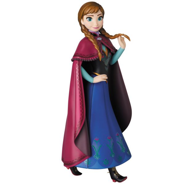 Japan Disney Official Vinyl Collectible Dolls Anna Frozen Complete Scale Figure Character Model No 252 VCD Medicom Toy