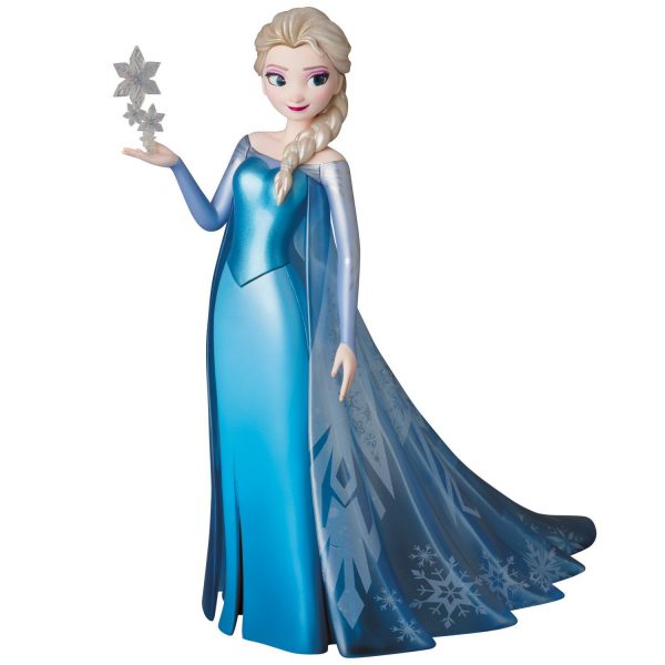 Japan Disney Official Vinyl Collectible Dolls Elsa Frozen Complete Scale Figure Character Model No 253 VCD Medicom Toy