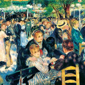 Japan Official Jigsaw Puzzle - Dance at Le moulin de la Galette (Bal du moulin de la Galette) 300 pcs Pieces Classic Painting by Pierre Auguste Renoir French Impressionist Oil Canvas Beverly