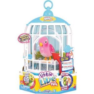 Little Live Pets Cage #3 Rare Pink Bird Cage