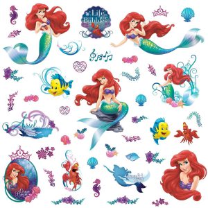 RoomMates The Little Mermaid Peel And Stick Wall Decals