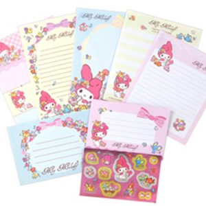 Sanrio My Melody Letter Set Writing Paper 40 Sheets + 20 Envelopes + Sticker Sheet