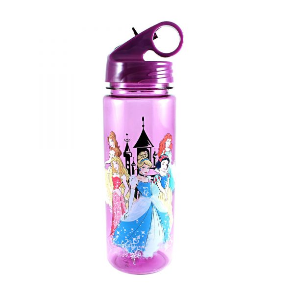 Silver Buffalo DP0164 Disney Princesses Tritan Water Bottle, 20-Ounces