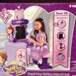 Sofia The First Royal Prep Talking School Desk (Bring Playtime to Life for Your Child with The Disney Princess (Manufacturer Recommended Age: 3 Years and up)