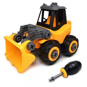 WisToyz Take Apart Toys, Toy Vehicles, Assembly Toy Bulldozer Constructions Set, Building Vehicle Play Set Screwdriver, Ideal Educational Toy Toddlers, Boys & Girls Aged 3, 4, 5, 6