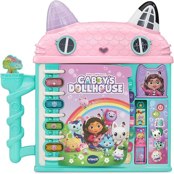 VTech Gabby’s Dollhouse Cat-a-Vator Discovery Book - ToysPlus