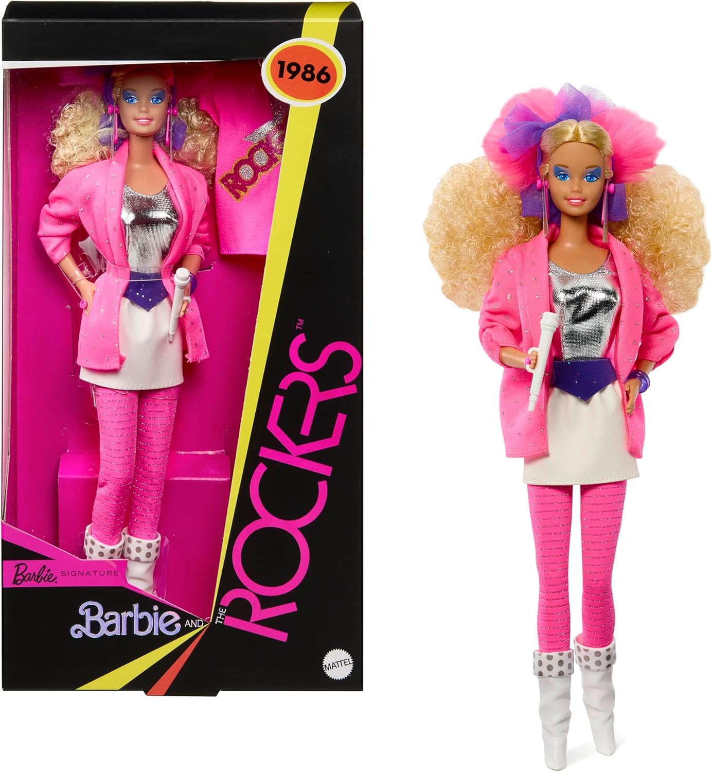 Barbie Signature Doll, and the Rockers Collectible Repro Doll, 40th ...